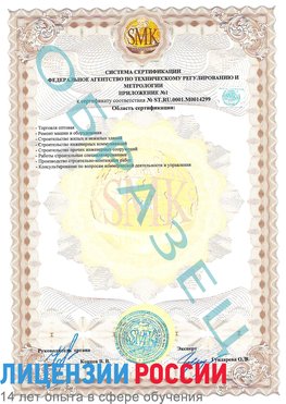 Образец сертификата соответствия (приложение) Волгодонск Сертификат ISO 14001